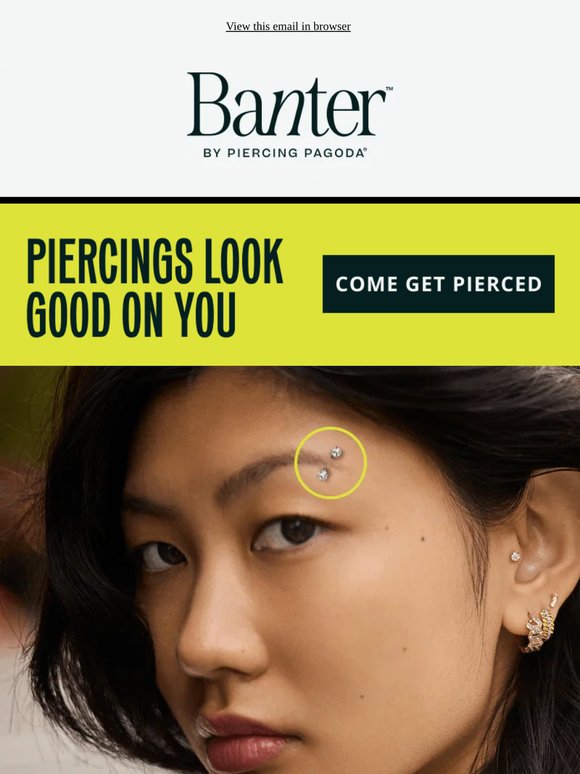 Spotlights ON: Eyebrow Piercings 👀✨