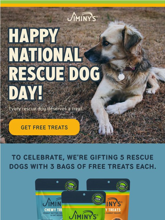 This is for the rescue dogs