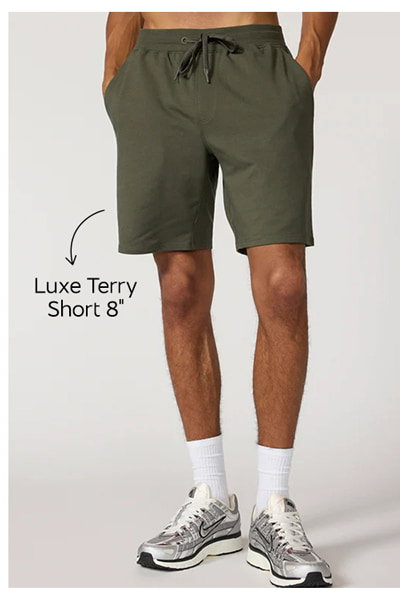 Shop Luxe Terry Short 8"