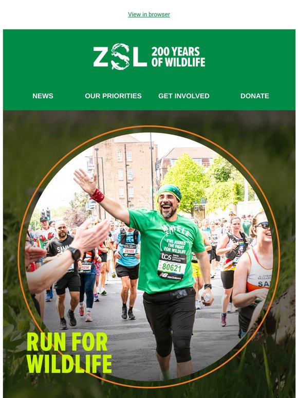 Will you run for wildlife? 🏃