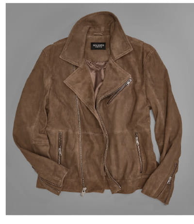 Joss Suede Moto Jacket