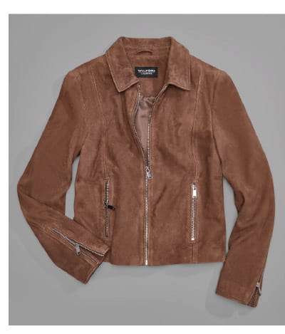 Monty Shirt Collar Zip Jacket