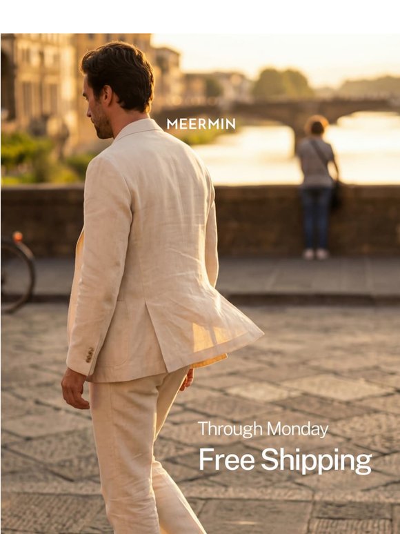 Shipping, on us. Through Monday.
