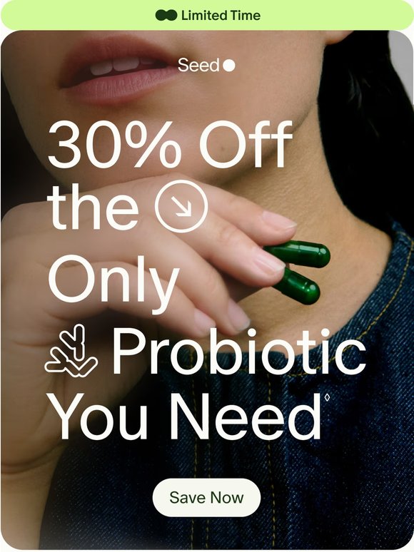 Your gut reset is 30% off.