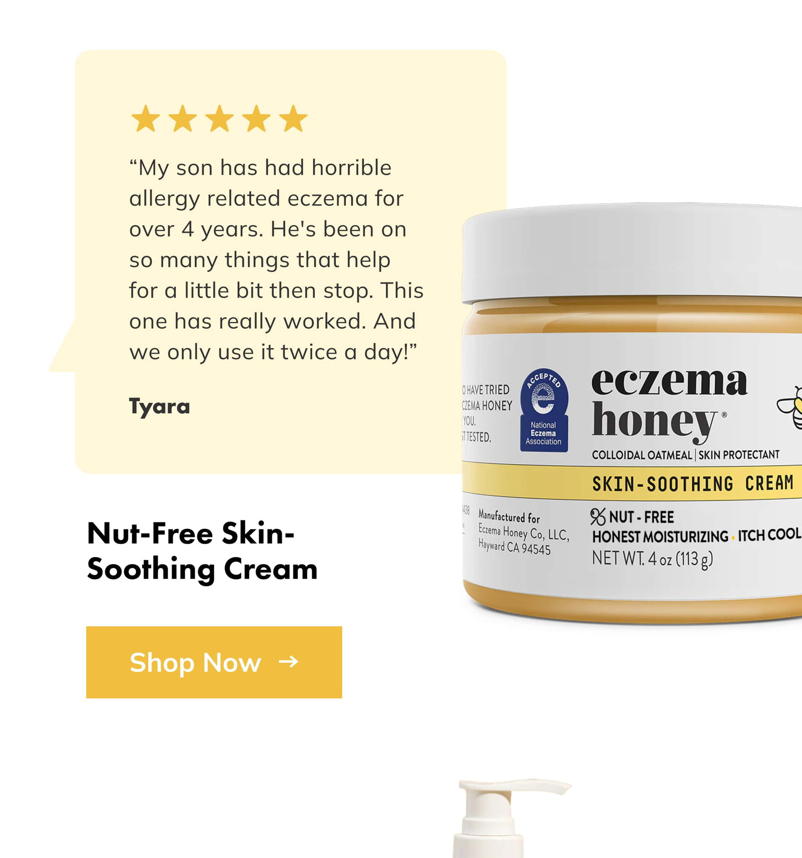 Nut-Free Skin-Soothing Cream