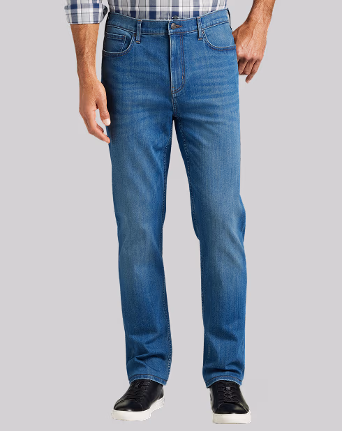 Straight Fit Comfort Stretch Jeans