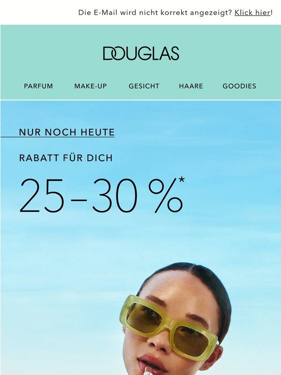 25–30 % Rabatt für dich – nur noch heute!