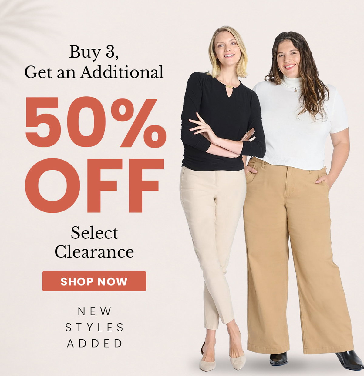 Buy 3 get an additional 50% off