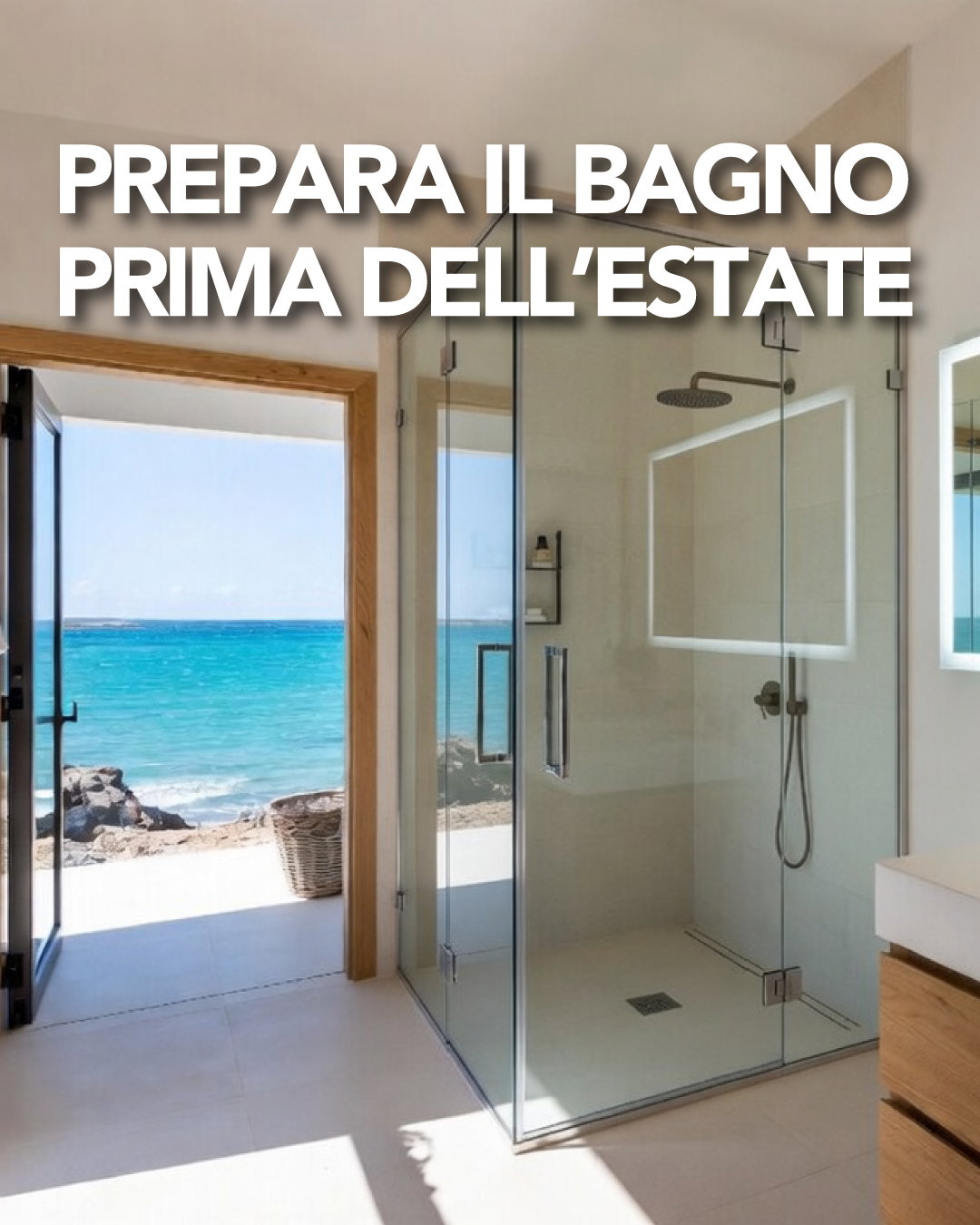 prepara il bagno prima dell'estate