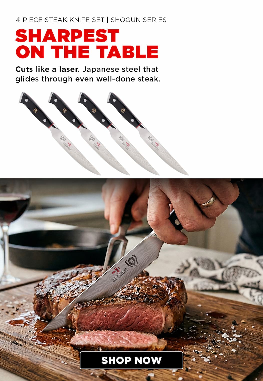 4 Piece Steak Knife Set