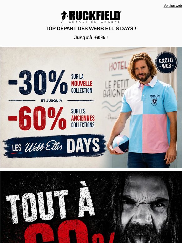 TOP DÉPART des Webb ellis DAYS 🇫🇷💥