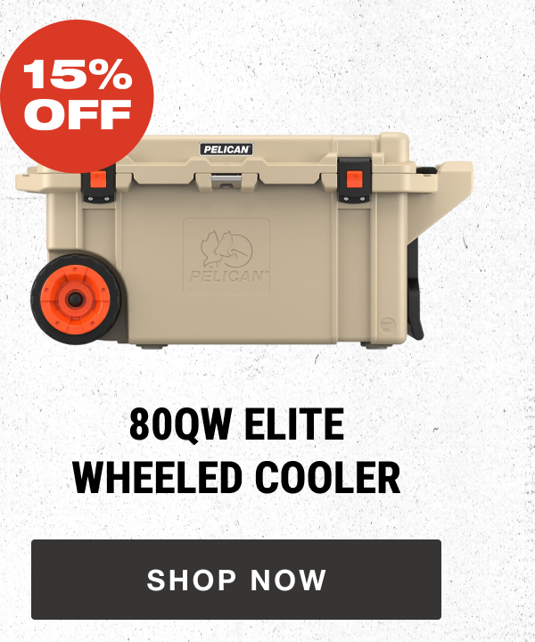 80QT Elite Wheeled Cooler