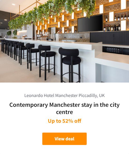 Contemporary Manchester stay in the city centre