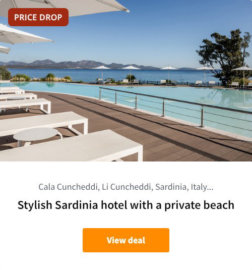 Stylish Sardinia hotel with a private beach