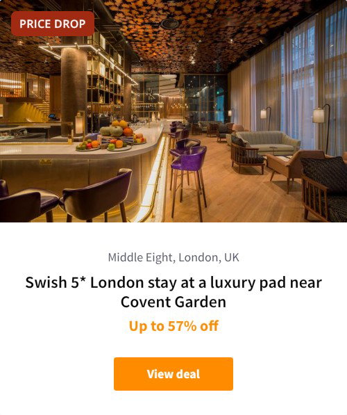 Swish 5* London stay at a luxury pad near Covent Garden