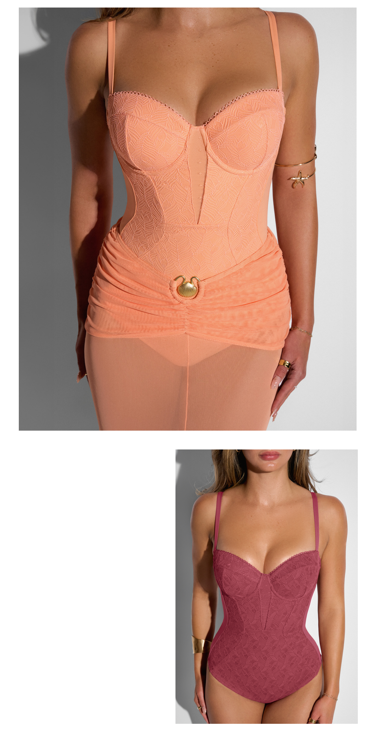 Bombshell + Mermaid Sheer Maxi Skirty