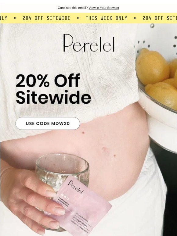 Start the summer with 20% off