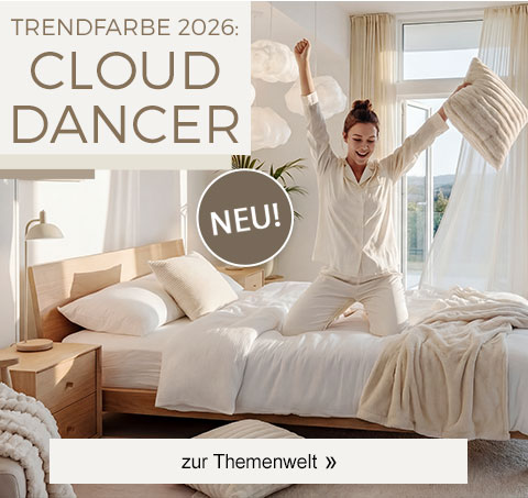 Trendfarbe 2026: Cloud Dancer! Zur Themenwelt! 