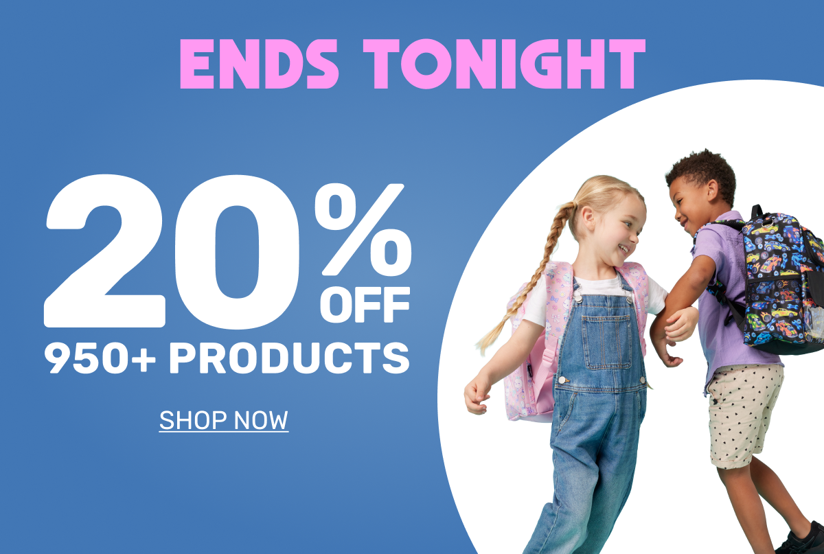 20% off 950+ Products - Shop Now