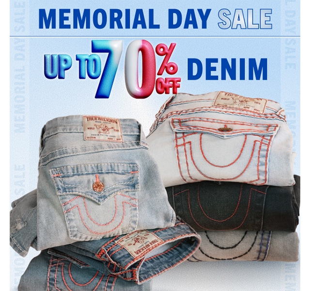 MEMORIAL DAY SALE | UP TO 70% OFF DENIM