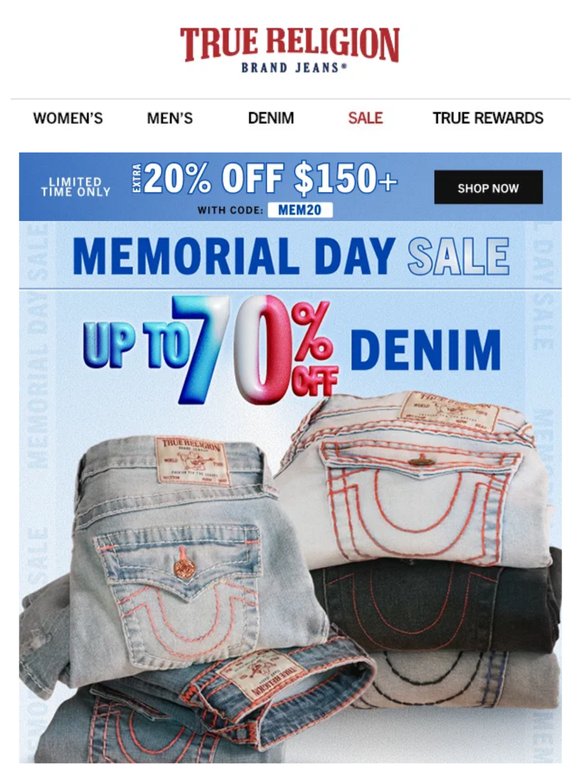 Get it or regret it 🛍️ Up to 70% OFF denim