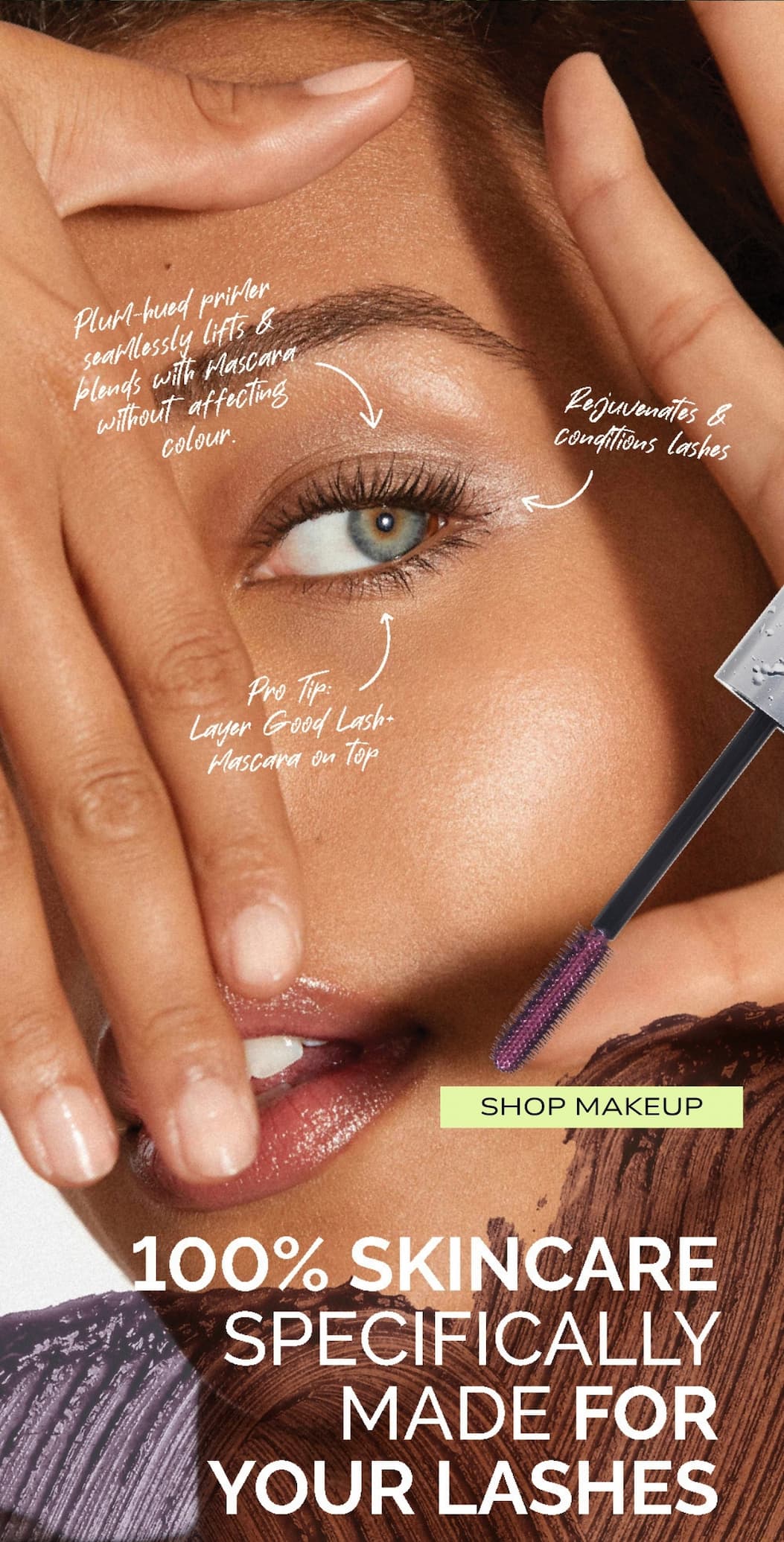100% Skincare specifically made for your lashes