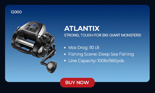 New arrival: AtlantiX 12000 Electric Fishing Reel
