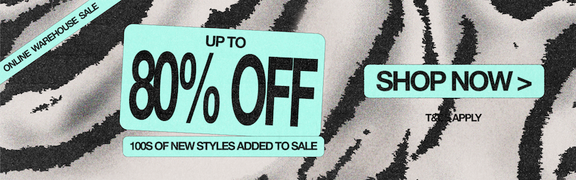 Up to 80% off sale >