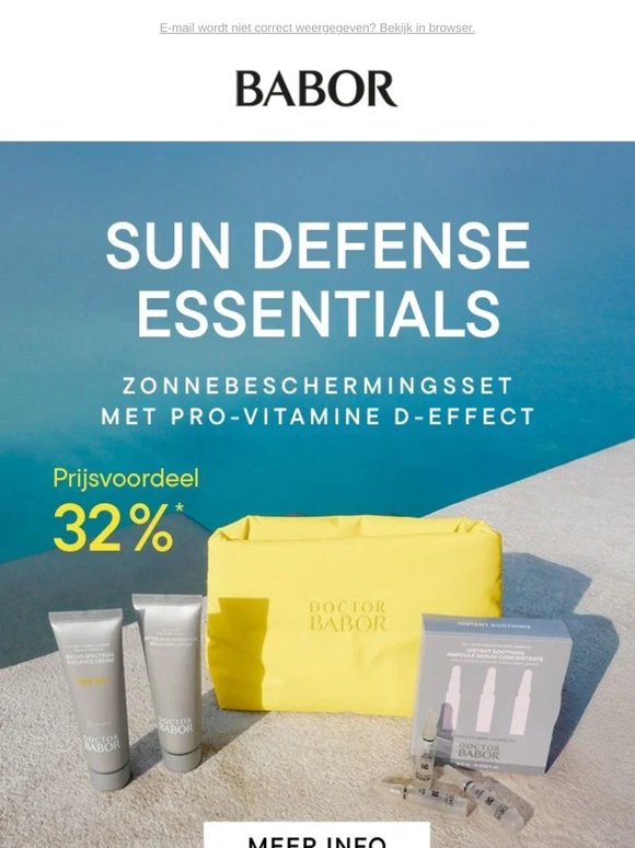 Haal nu de Solar & Radiance Routine Set met tasje in huis! 💛