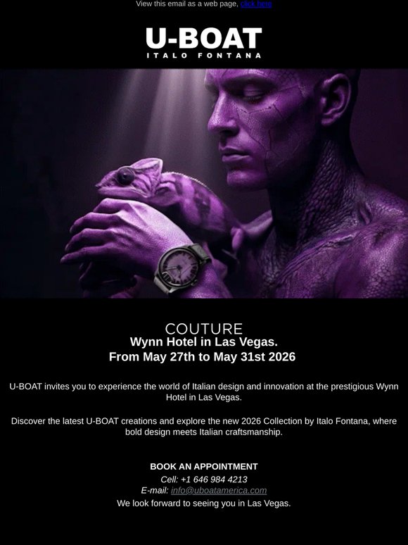 U-BOAT Couture 2026 | Wynn Las Vegas
