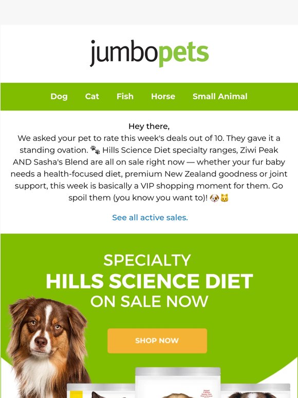 Your pet just rated this week's deals 10/10 🐾
