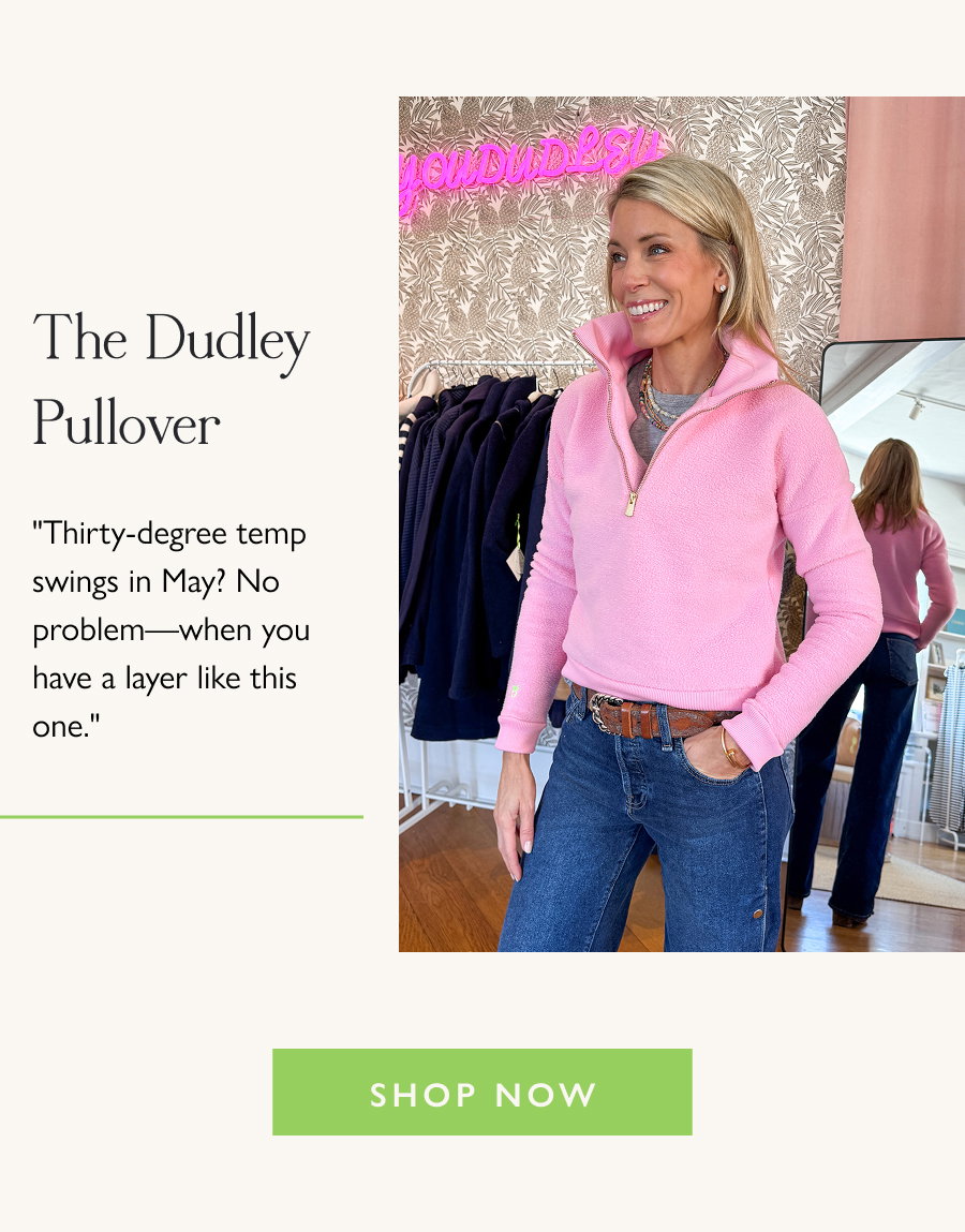 The Dudley Pullover "Thirty-degree temp swings in May? No problem—when you have a layer like this one."  Shop Now