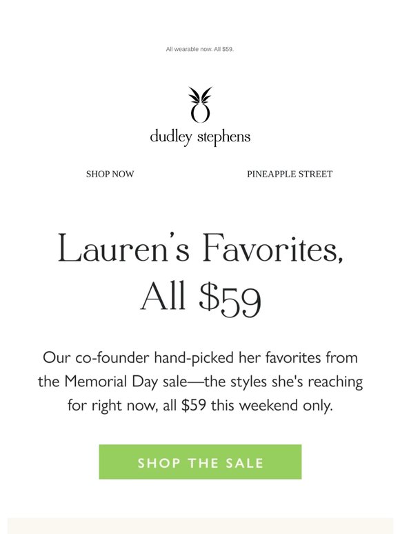 Lauren's Memorial Day Sale picks.