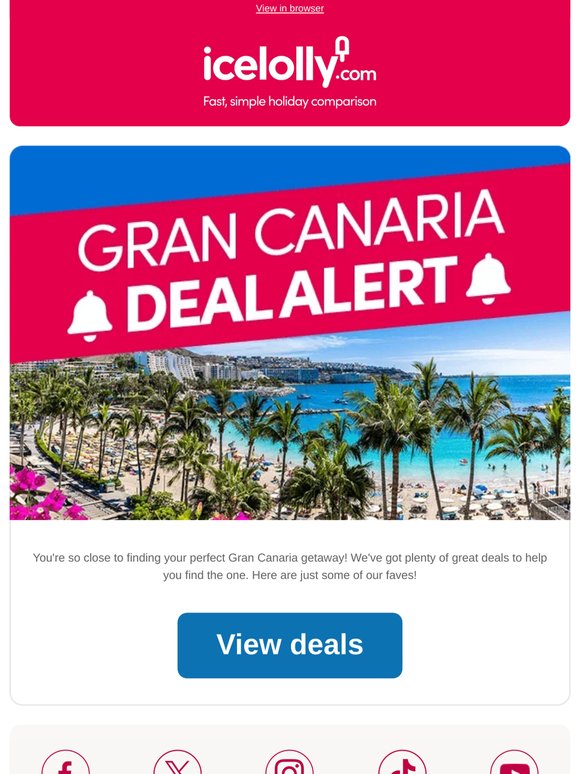 🔔 Gran Canaria deal alert | Get the latest prices inside 🇪🇸