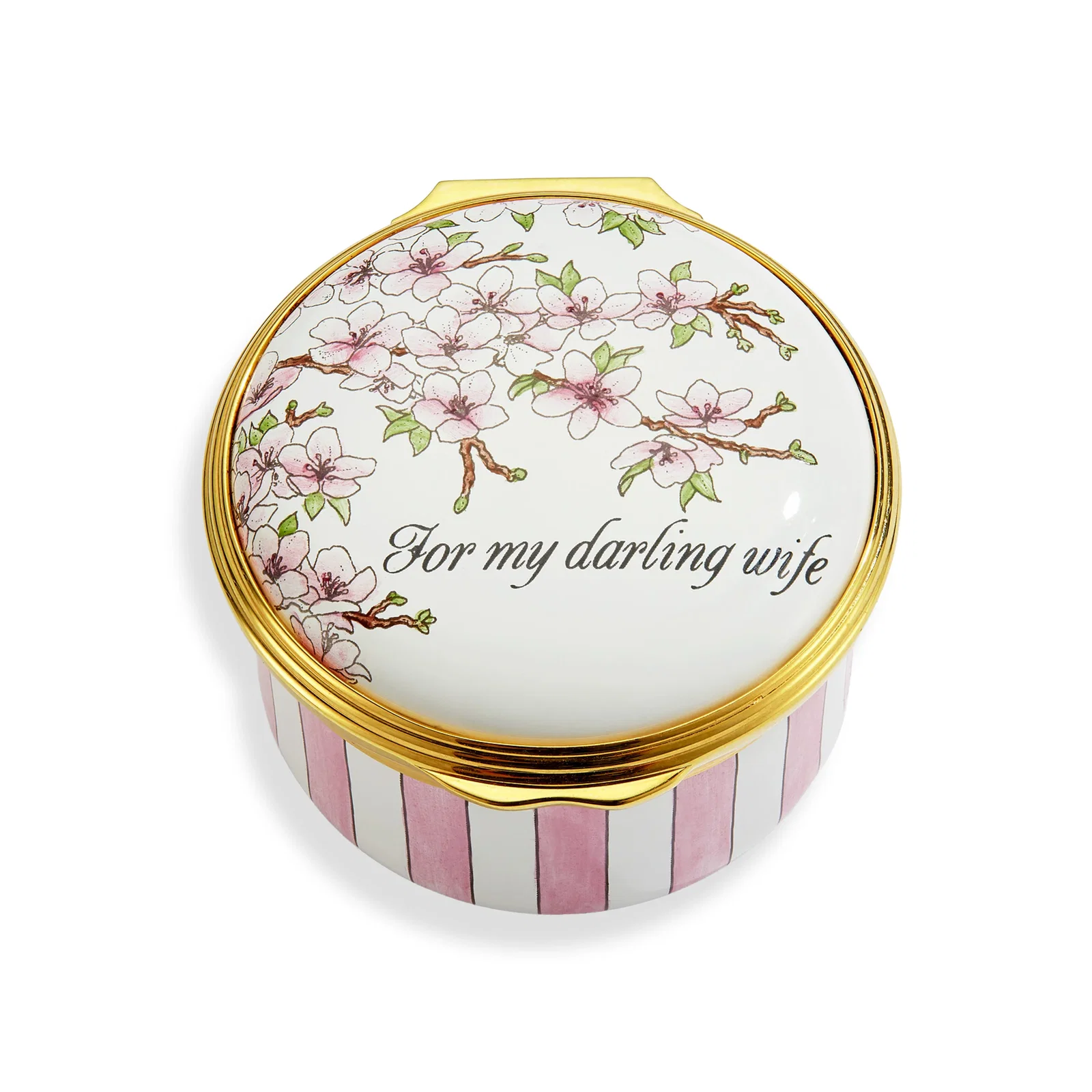 Image of "For My Darling Wife" Enamel Box