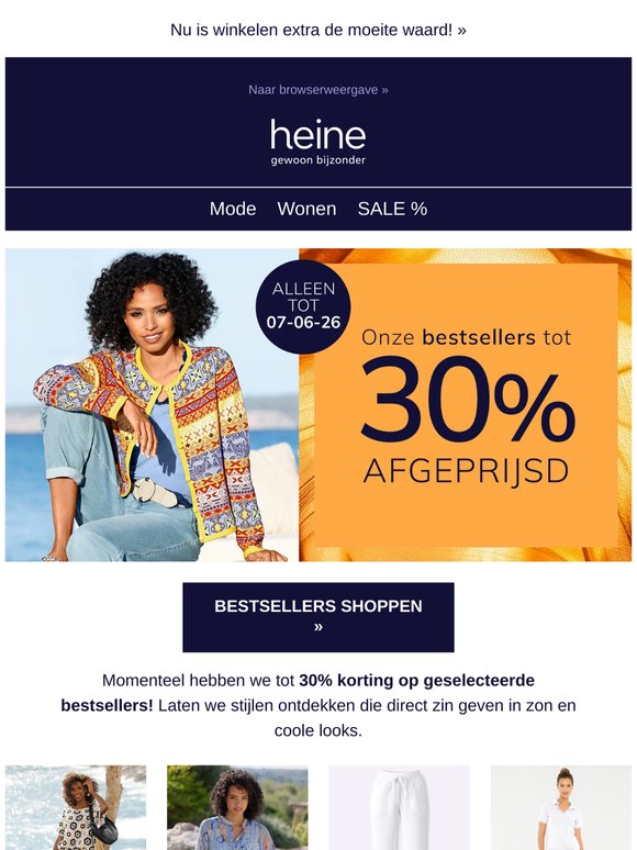 Tot 30% korting op bestsellers, Wilma! 😍