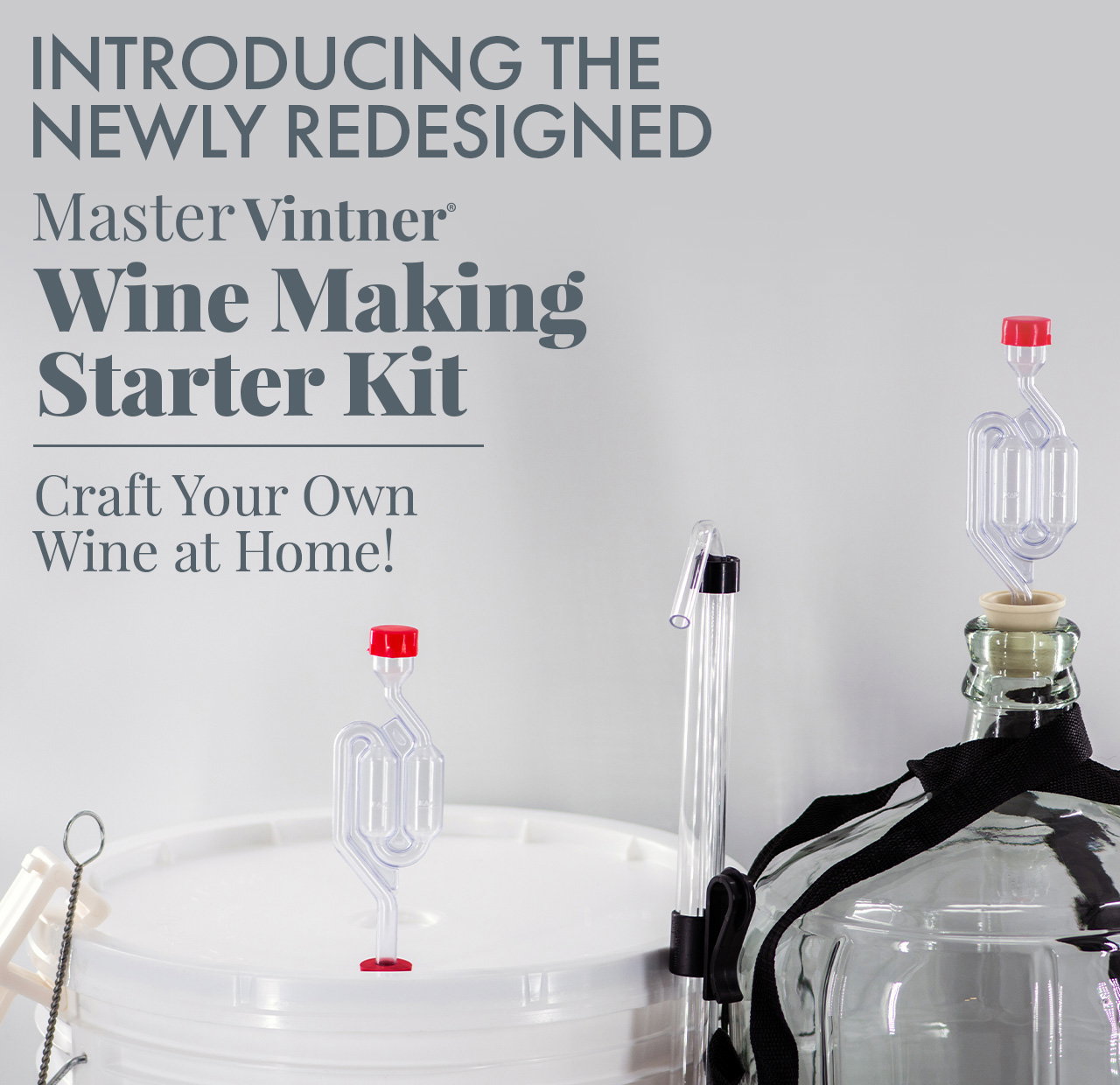 Master Vintner® Wine Making Starter Kit. Craft Your Own Wine at Home!
