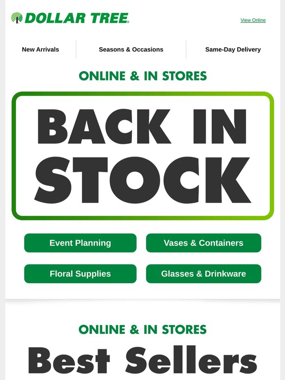 Vase-ically perfect (and back in stock!)