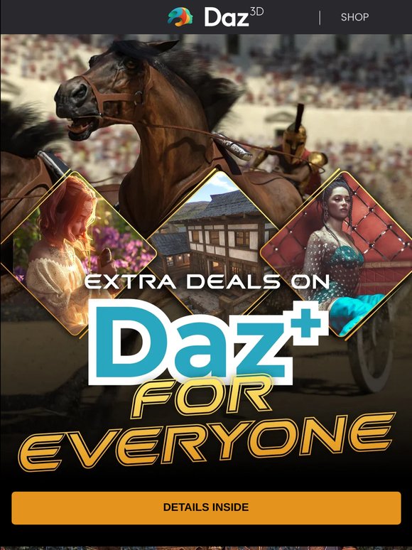 Extra Deals on Daz+ for Everyone!