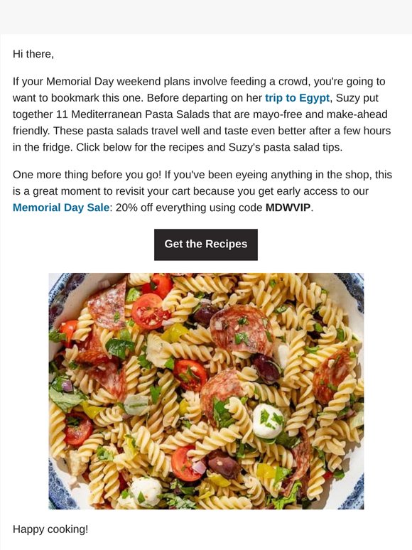 🌞 11 Pasta Salads Perfect for Summer Gatherings!