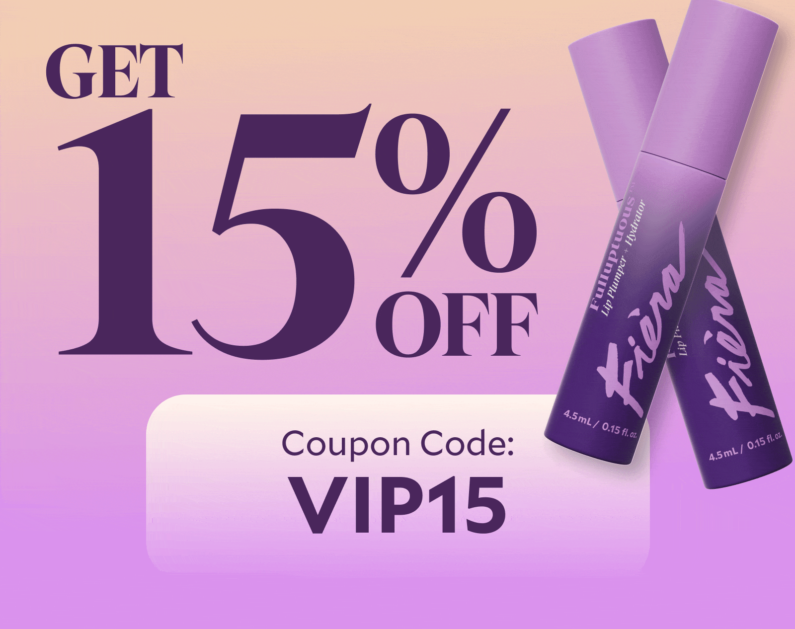 Get 15% Off