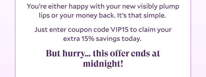 Save 15% Now