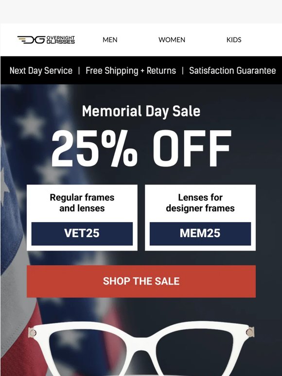 💲Save 25% from today in our Memorial Day Sale