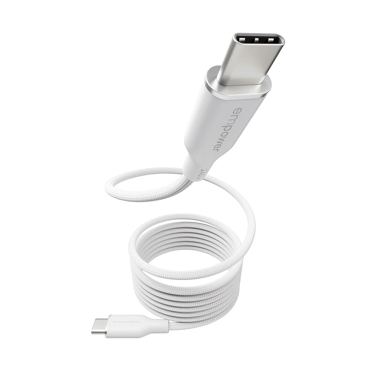 Image of Magnetic 240W USB-C to USB-C Kabel | USB 2.0 | 1.5M |Silber Weiss