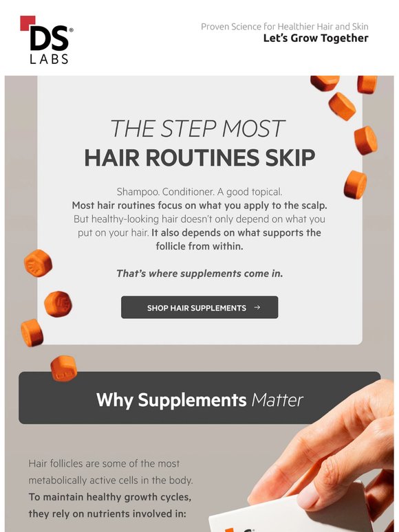 Meet The Supplement Step Your Hair Needs