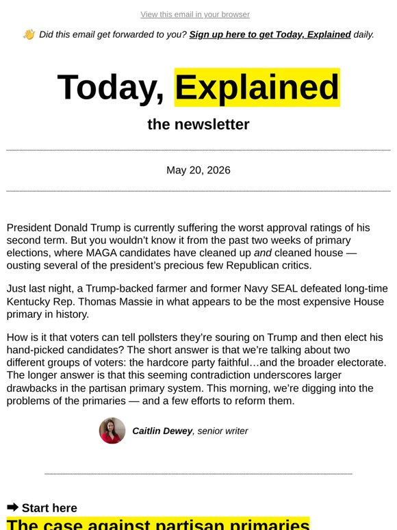 The problem with partisan primaries