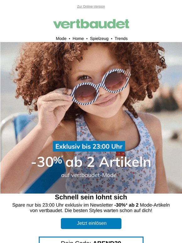 Feierabend? Zeit für -30% 😍