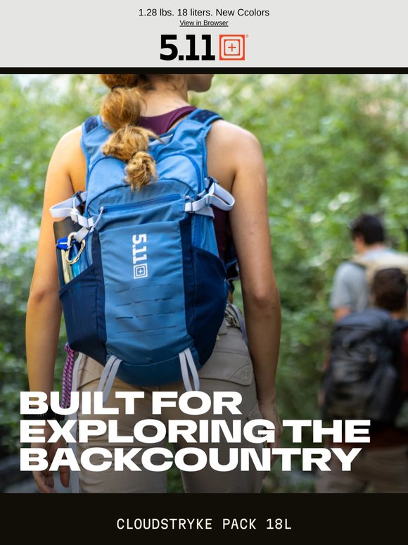Built light. Now in new colors.