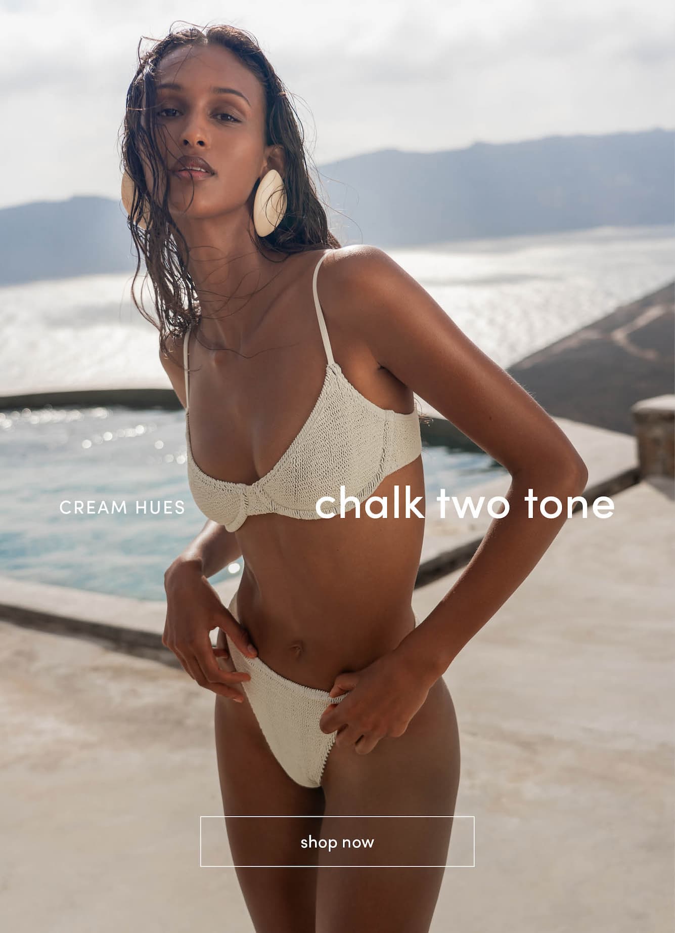 Chalk Two Tone Crinkle