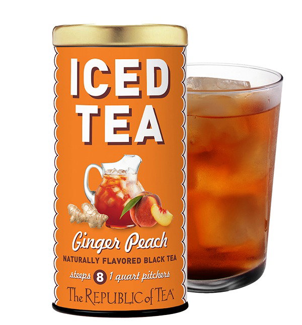 Ginger Peach Black Large Iced Tea Pouches